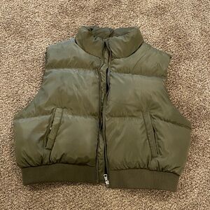 Justify Khaki Puffer Vest